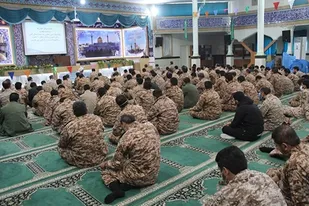 حضور سردار حیدرنیا در جمع رزمندگان لشکر 10 حضرت سیدالشهدا (ع)