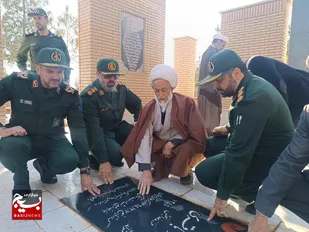 حضور فرمانده سپاه استان سمنان در بیارجمند+ تصاویر