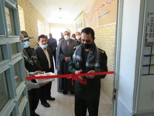افتتاح پایگاه شهید جعفر پور کارخانه سلک باف شهرستان یزد