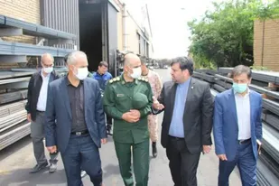 بازدید فرماندهی سپاه ساوه از شهرصنعتی کاوه+تصاویر