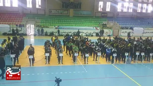 برگزاری افتتاحیه مسابقات فوتسال بسیج کشور به میزبانی خوزستان+عکس