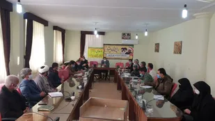 جلسه هماهنگی و برنامه ریزی ایام الله دهه فجر بخش بیارجمند