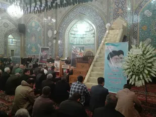 مراسم گرامیداشت سپهبد شهید حاج قاسم سلیمانی در بازار تهران