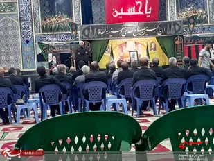 مراسم ترحیم مادر شهیدان نامجو باغینی در مصلای صاحب الزمان(عج)باغین