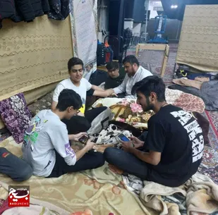 مراسم معنوی اعتکاف دانش آموزی به روایت تصویر در سمنان