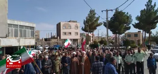 حمایت مردم شهر رویان از مردم مظلوم فلسطین به روایت تصویر