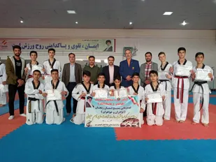 اولین دوره مسابقات قهرمانی بسیج تکنیک های تکواندو در زنجان برگزار شد+تصاوير