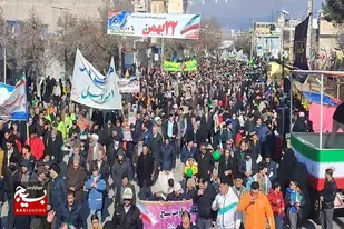 راهپیمایی روز ۲۲ بهمن ۱۴۰۳ شهرستان نهاوند