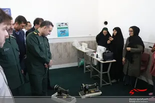 افتتاح کارگاه اشتغالزایی و تولید البسه اسلامی در روستای چاهک