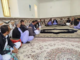 برگزاری نشست روشنگری( جنگ شناختی) در روستای کوشه به مناسبت هفته دفاع مقدس