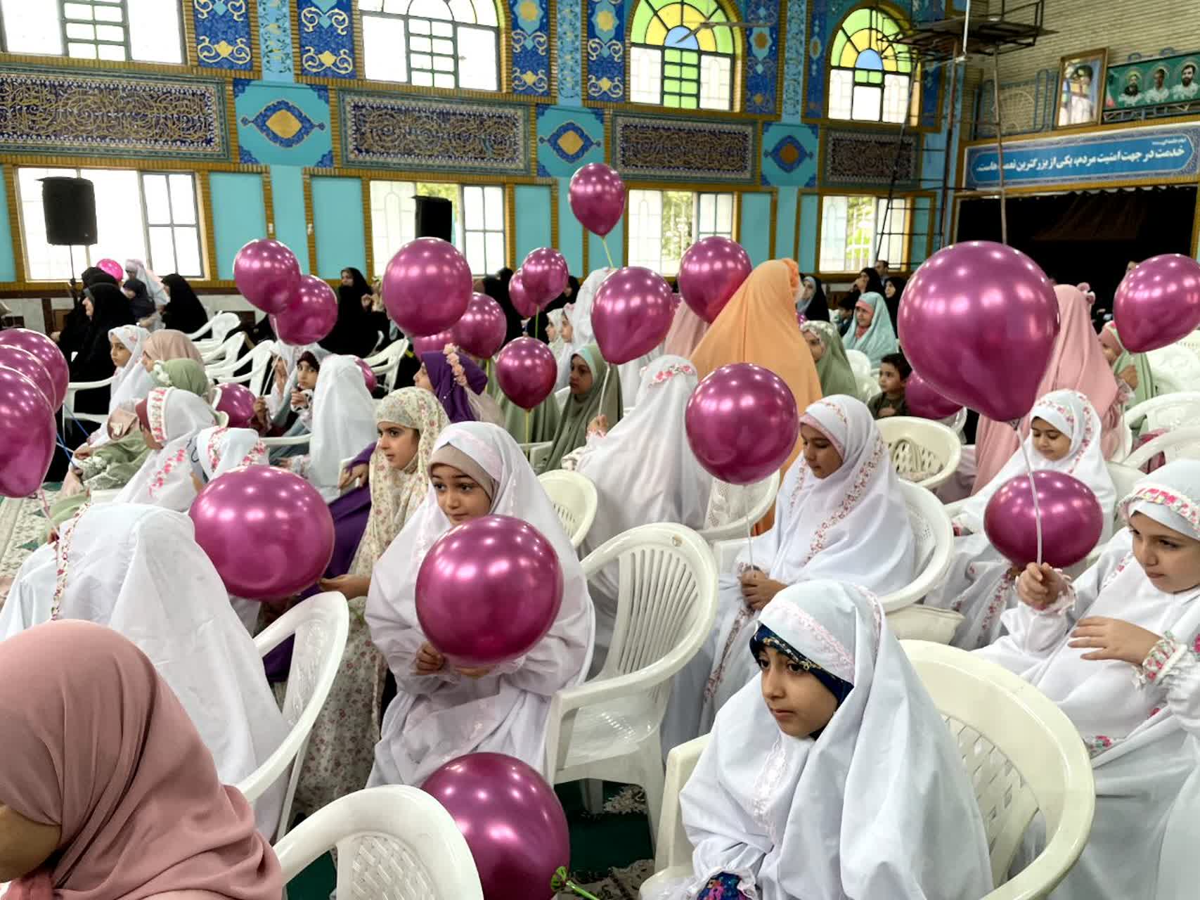 جشن تکلیف ۶۰ دختر مکلف پایوران سپاه قدس گیلان برگزار شد