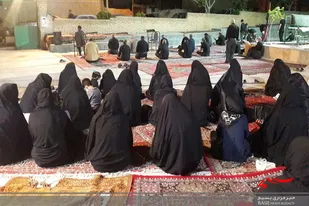 مراسم عزادرای امام حسین (ع) در روستا افتر در سرخه برگزار شد