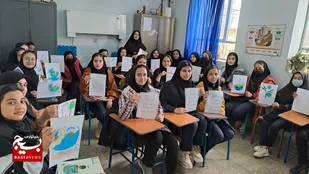 ترویج فرهنگ مصرف بهینه آب توسط دانش&zwnj;آموزان اردبیلی