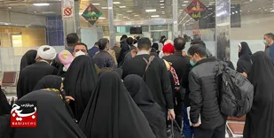 نخستین کاروان هوایی عتبات عالیات از فرودگاه اردبیل عازم بغداد شد