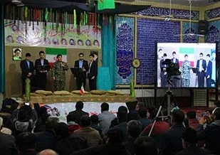برگزاری پانزدهمین یادواره شهدای روستای آلوکلاته +تصاویر