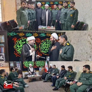 دیدار صمیمی پاسداران شهرستان گتوند با امام جمعه به مناسبت پنجم مرداد
