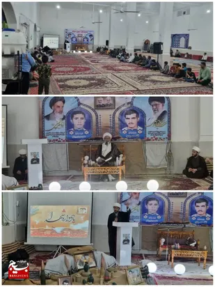 یادواره شهیدان لفته حمیدی و هادی حمیداوی در روستای رمیله رامشیر برگزار شد