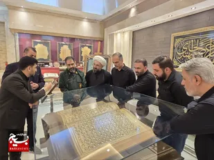 تبیین جایگاه هیئات مذهبی در دیدار رئیس سازمان بسیج مداحان با حضرات آیات مراجع تقلید در قم