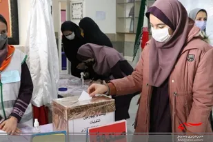 مراسم نمادین انتخابات شوراهای دانش آموزی شهرستان ساوه