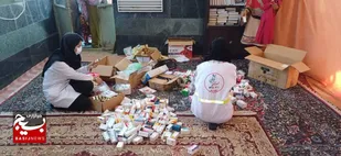 اعزام تیم پزشکی به روستاهای کم برخوردار رودان به مناسبت هفته بسیج