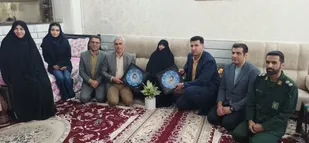 تجلیل از مادر شهیدان ورزشکار ایرج و کیومرث(حسین) نوروزی فر در سمنان