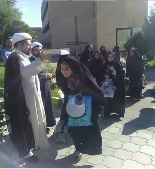 اعزام اولین کاروان راهیان نور دانشجویی شهرستان شاهرود به سفر راهیان نور