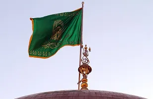 پرچم امام رضا(ع) برق امید را در دل بیماران زنده می&lrm;کند