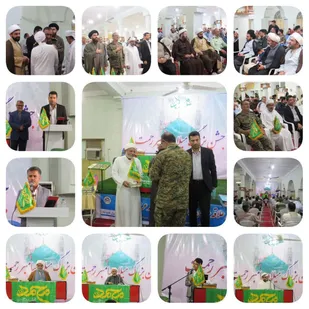 جشن باشکوه میلاد پیامبر اعظم(ص) و هفته وحدت در مسجد شیخی پارسیان برگزار شد