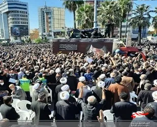 مراسم وداع و تشییع پیکر علامه ذوالفنون حسن زاده آملی برگزار شد