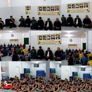 مراسم اولین سالگرد شهدای خدمت در شهرستان نکا برگزارشد