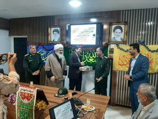 تجلیل از مسئول بسیج ادارات و کارمندان استان بوشهر  در دامپزشکی استان