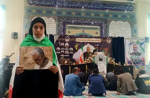 گرامیداشت سومین سالگرد شهادت حاج قاسم سلیمانی در شهرستان مارگون