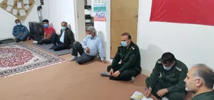 سرکشی فرمانده سپاه شاهرود از پایگاه&zwnj;های بسیج در دل کویر