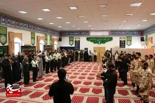 مراسم عزاداری محرم در سپاه ناحیه دامغان برگزار شد