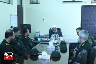 دیدارهای نوروزی جانشین اقشار متخصصین بسیج و لشکر عملیاتی۱۶ قدس گیلان با مسئول نمایندگی ولی&zwnj;فقیه در سپاه قدس گیلان