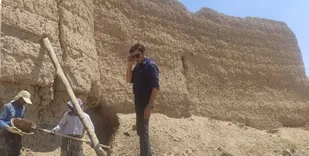 آغاز مرمت اضطراری برج و باروی تاریخی شاهرود