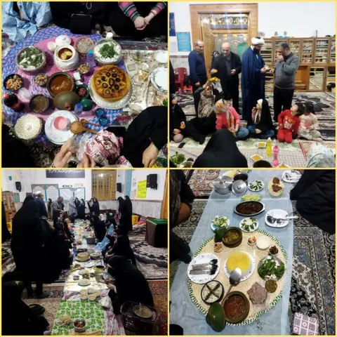 گیلان / جشنواره غذاهای محلی توسط حوزه مقاومت بسیج فاطمیه بخش بندرکیاشهر