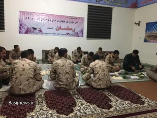 برگزاری ضیافت شام و نشست صمیمی سربازان سپاه ثلاث باباجانی
