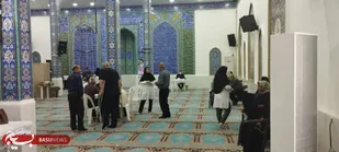 برپایی میز خدمت درمسجد امام حسن (ع) کوی سعدی ماهشهر