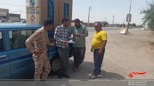 کمک جهادی به خانواده های معسر توسط گروه جهادی شهید زین الدین پایگاه المهدی بکران