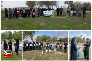 کاشت نهال در لالی به مناسبت ولادت حضرت مهدی موعود(عج)