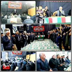 شب اول مراسم شهادت ام ابیها با حضور شهید گمنام