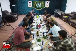 برگزاری ضیافت افطاری در حوزه شهدای مدافع حرم پردیسان در ماه می&zwnj;همانی خدا