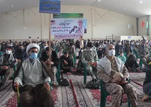 تجمع سراسری شکوه اقتدار بسیجیان ایت شهرستان برگزار گردید