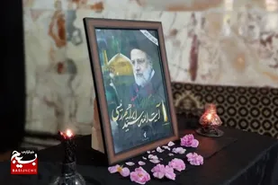 عزاداری مردم دیباج در سوگ شهدای خدمت
