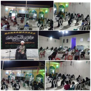 مراسم سوگواری حضرت امام جعفر صادق علیه السلام در زواره برگزارشد.