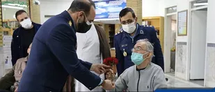 دیدار فرماندهان ارشد نیروی هوایی کهنه سربازان خانه مهر کهریزک