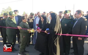 افتتاح جاده دسترسی روستای علی آباد جمبزه به روستای جمبزه به مناسبت هفته بسیج
