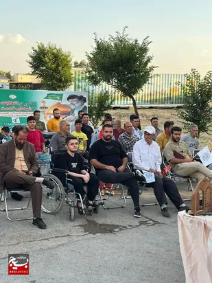 برگزاری جشن مردمی و خیابانی دهه ولایت در روستای کهریزک چهارباغ+تصاویر
