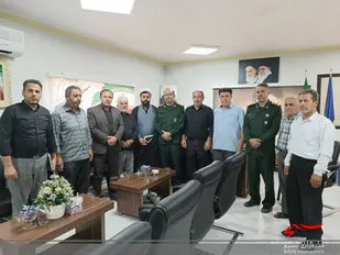 دیدار خادمان موکب صاحب الزمان (عج) سولدوز با فرمانده سپاه نقده